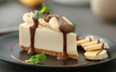 Luscious Low-Fat Banana Cheesecake