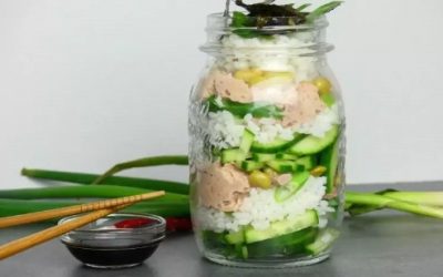 California Roll in a Jar Salad